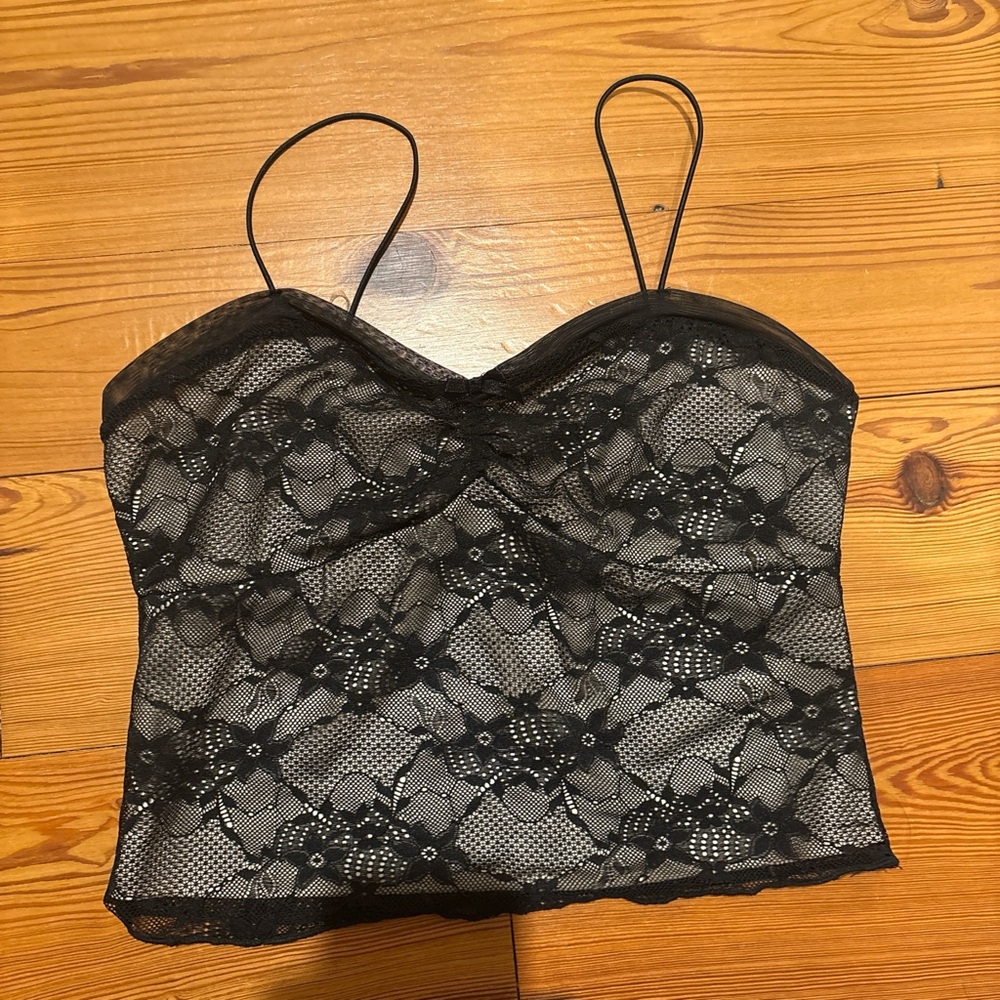 Wild Fable Black Lace Top